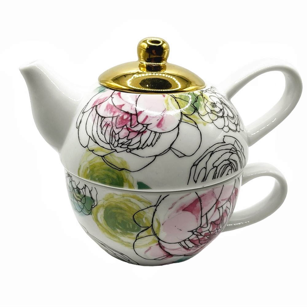 Ciroa Peony Tea for One Set